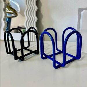 1990s Metal Wire Desk Organizers – Postmodern Memphis Holders